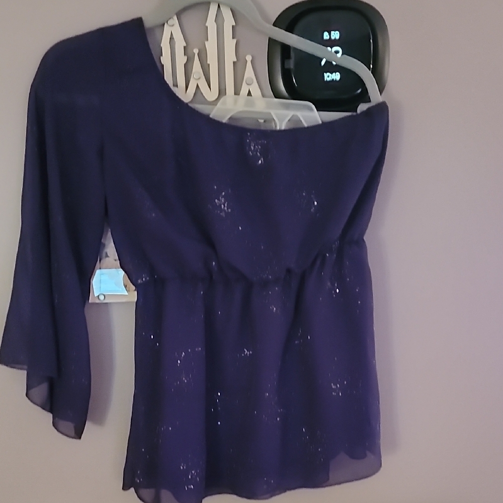 Elegant Purple Women's Top